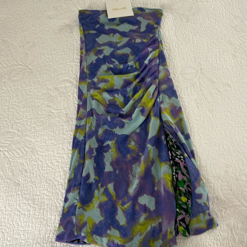 NWT Diane Von Furstenberg Dariella Reversible Skirt XXS